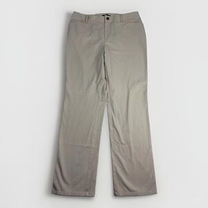Lauren Ralph Lauren Khaki Pants Comfort Fit Stretch Cotton Women's Size 12